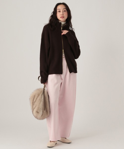 Elura（エルーラ）の「大人カラーカーブデニム/625551（デニムパンツ・レディース・ブラウン/ライトピンク/ブルー・MEDIUM/LARGE）」の4枚目の写真