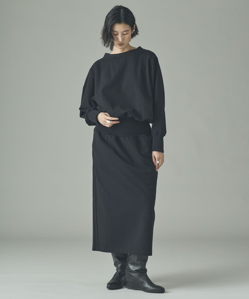 Curensology（カレンソロジー）の「Curensology(カレンソロジー)/ラグウォームリブワンピース（ワンピース・レディース・グレー/ブラック・FREE）」の6枚目の写真