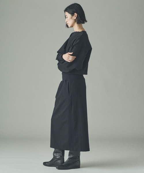 Curensology（カレンソロジー）の「Curensology(カレンソロジー)/ラグウォームリブワンピース（ワンピース・レディース・グレー/ブラック・FREE）」の7枚目の写真