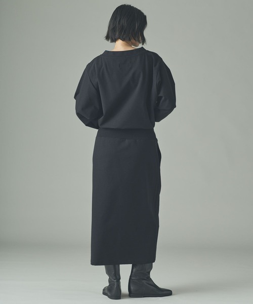 Curensology（カレンソロジー）の「Curensology(カレンソロジー)/ラグウォームリブワンピース（ワンピース・レディース・グレー/ブラック・FREE）」の8枚目の写真