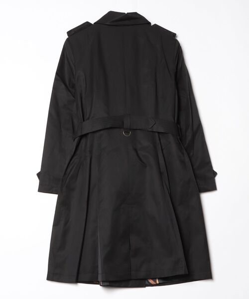 セール】ダブルブレステッド コットンブレンド トレンチ コート