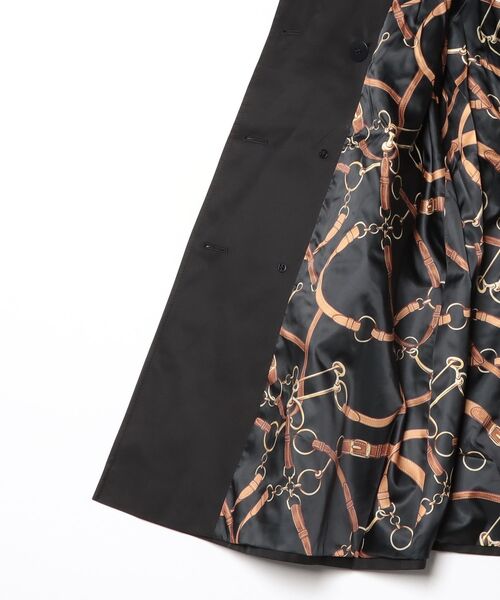 セール】ダブルブレステッド コットンブレンド トレンチ コート