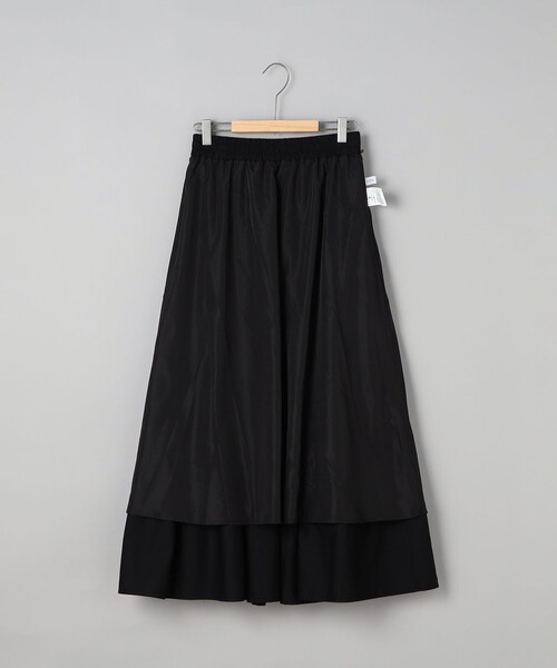 coen（コーエン）の「コットンタイプライター シャーリングティアードスカート（スカート・レディース・ブラック/オフホワイト・FREE）」の19枚目の写真