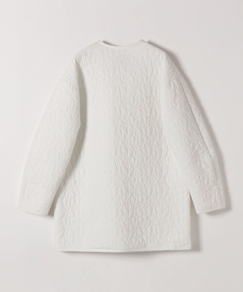 美品SHIPSシップスきれい色ゆったりニードルシャギーノーカラーコート♪ WEB限定】SHIPS any: ダブルジャージー ノーカラー コート 25SS （ノー