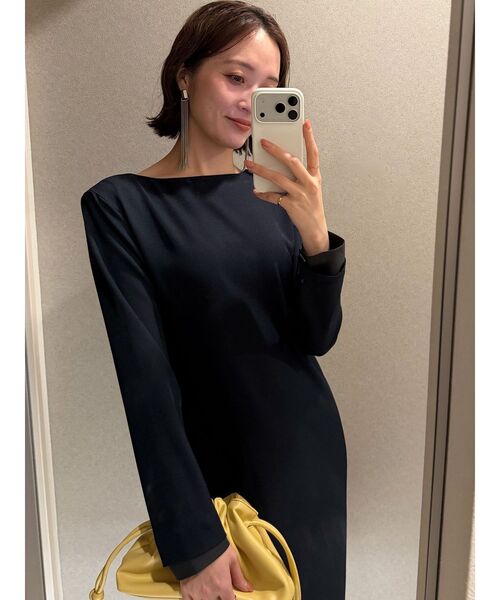 LAGUNAMOON（ラグナムーン）の「【ソンイさんコラボ】LADYセレモニーワンピース 【オケージョン】（ワンピース・レディース・チャコールグレー/ネイビー・MEDIUM/SMALL）」の18枚目の写真