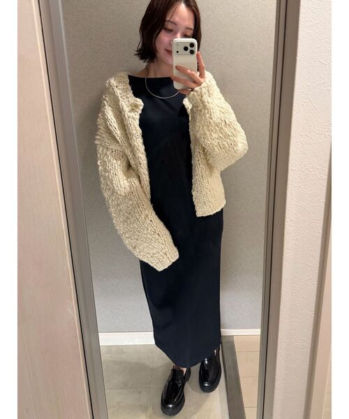 LAGUNAMOON（ラグナムーン）の「【ソンイさんコラボ】LADYセレモニーワンピース 【オケージョン】（ワンピース・レディース・チャコールグレー/ネイビー・MEDIUM/SMALL）」の22枚目の写真