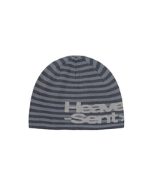 ODD STUDIO（オッドスタジオ）の「ヘブンセントジャカードストライプビーニー - ダスティブルー / グレー（ニットキャップ/ビーニー）」