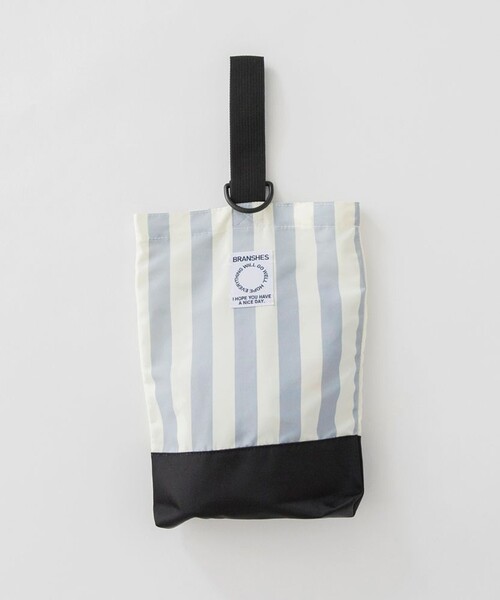 BRANSHES（ブランシェス）の「シューズバッグ（バックパック/リュック・キッズ・ブラック/ベージュ・FREE）」の2枚目の写真