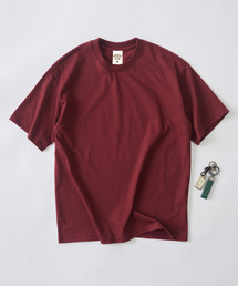 ソフト無地半袖Tシャツ(ワイン)