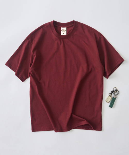 ANALOG MOOD(アナログムード)の「ソフト無地半袖Tシャツ(ワイン)(Tシャツ/カットソー・レディース・その他・2XL/L/M/S/XL)」の1枚目の写真