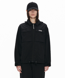 WELLBEING EXPRESS（ウェルビーイングエクスプレス）の「Wrinkle Windbreaker Black（ナイロンジャケット）」