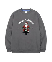 OHP x HARMONIA バイクサンタ 裏起毛 スウェット