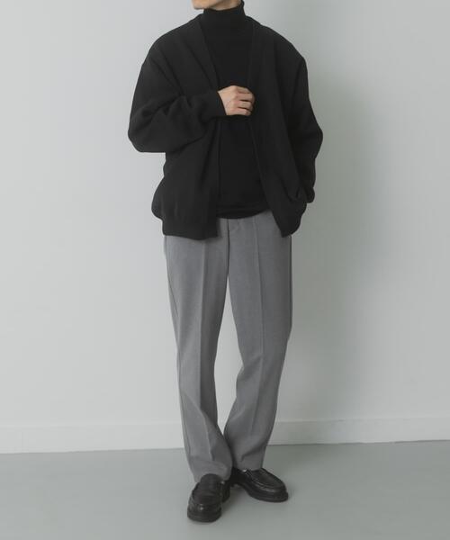 ITEMS URBANRESEARCH（アイテムズ アーバンリサーチ）の「発熱機能 センタープレス スラックス（その他パンツ・メンズ・グレー/ブラック・LARGE/MEDIUM）」の5枚目の写真