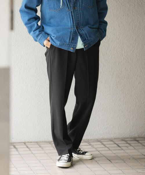 ITEMS URBANRESEARCH（アイテムズ アーバンリサーチ）の「発熱機能 センタープレス スラックス（その他パンツ・メンズ・グレー/ブラック・LARGE/MEDIUM）」の13枚目の写真