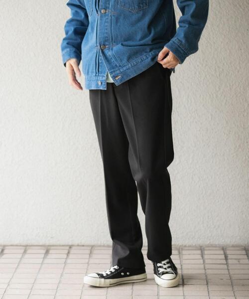 ITEMS URBANRESEARCH（アイテムズ アーバンリサーチ）の「発熱機能 センタープレス スラックス（その他パンツ・メンズ・グレー/ブラック・LARGE/MEDIUM）」の14枚目の写真