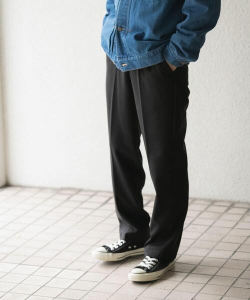 ITEMS URBANRESEARCH（アイテムズ アーバンリサーチ）の「発熱機能 センタープレス スラックス（その他パンツ・メンズ・グレー/ブラック・LARGE/MEDIUM）」の15枚目の写真