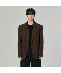 HYOJI（ヒョージ）の「25 FW オーバーサイズワンボタンブレザー (F01-3カラー)（テーラードジャケット）」