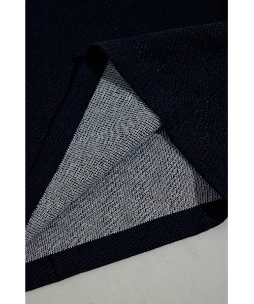 AZUL by moussy(アズールバイマウジー)の「裏配色リネンミックスニットトップス(ニット/セーター・メンズ・ブラック/グレー/ブルー・LARGE/MEDIUM)」の14枚目の写真