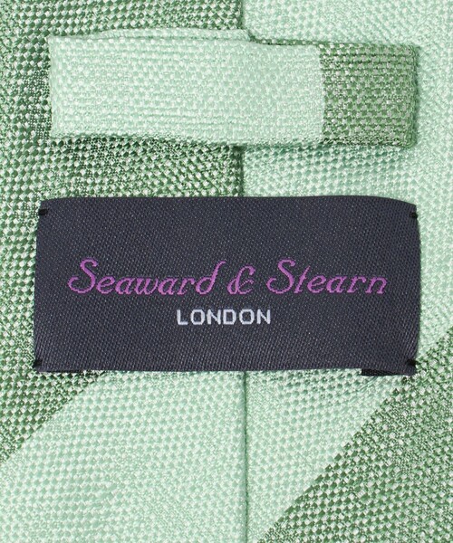 Seaward&stearn(シーワードスターン)の「<Seaward & Stearn>8.0cm ストライプ1 ネクタイ(ネクタイ・メンズ・ライム・FREE)」の5枚目の写真
