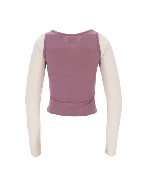 SETSETSET(セットセットセット)の「BUSTIER LACE-UP TEE (PINK)(Tシャツ/カットソー・レディース・その他・ONE SIZE)」の3枚目の写真