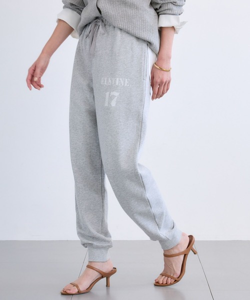 BARNYARDSTORM（バンヤードストーム）の「BARNYARDSTORM / 裏毛ステンシルパンツ【一部店舗限定】（スウェットパンツ・レディース・ホワイト/グレー・FREE）」の20枚目の写真