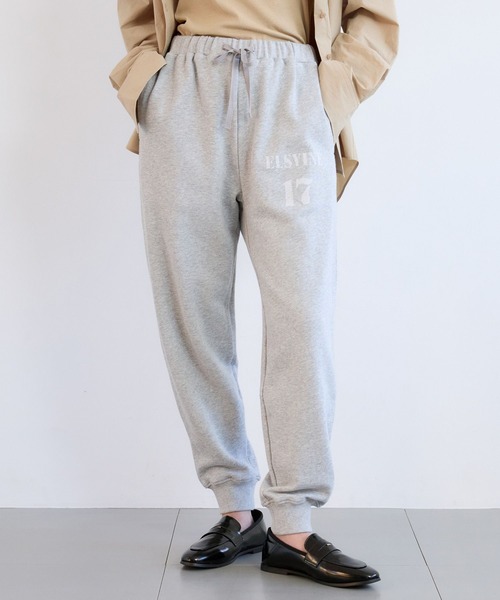 BARNYARDSTORM（バンヤードストーム）の「BARNYARDSTORM / 裏毛ステンシルパンツ【一部店舗限定】（スウェットパンツ・レディース・ホワイト/グレー・FREE）」の16枚目の写真