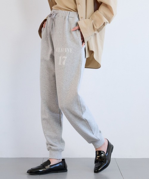 BARNYARDSTORM（バンヤードストーム）の「BARNYARDSTORM / 裏毛ステンシルパンツ【一部店舗限定】（スウェットパンツ・レディース・ホワイト/グレー・FREE）」の17枚目の写真