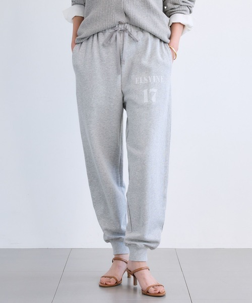 BARNYARDSTORM（バンヤードストーム）の「BARNYARDSTORM / 裏毛ステンシルパンツ【一部店舗限定】（スウェットパンツ・レディース・ホワイト/グレー・FREE）」の18枚目の写真