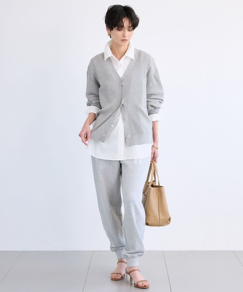 BARNYARDSTORM（バンヤードストーム）の「BARNYARDSTORM / 裏毛ステンシルパンツ【一部店舗限定】（スウェットパンツ・レディース・ホワイト/グレー・FREE）」の11枚目の写真