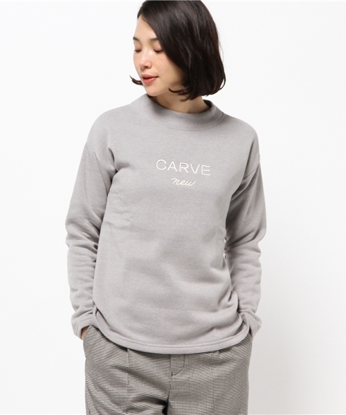 ikka(イッカ)の「ウレタン刺繍裏起毛ハイネック(Tシャツ/カットソー・レディース・ホワイト/グレー/ブラック・LARGE/MEDIUM)」の3枚目の写真