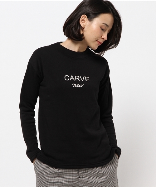 ikka(イッカ)の「ウレタン刺繍裏起毛ハイネック(Tシャツ/カットソー・レディース・ホワイト/グレー/ブラック・LARGE/MEDIUM)」の1枚目の写真