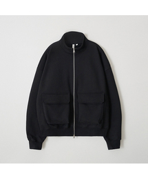 SEASUN（シーサン）の「エイワン スウェットブルゾン_ブラック（ナイロンジャケット）」