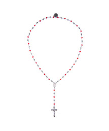 JOEGUSH（ジョーガッシュ）の「Beads Rosario Necklace (Red)（ネックレス）」