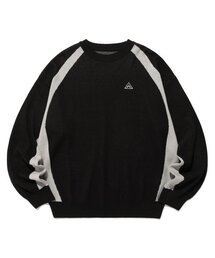 ISTKUNST（イストクンスト）の「SUNRISE LOGO KNIT_BLACK(IK2ESMK601A)（ニット/セーター）」