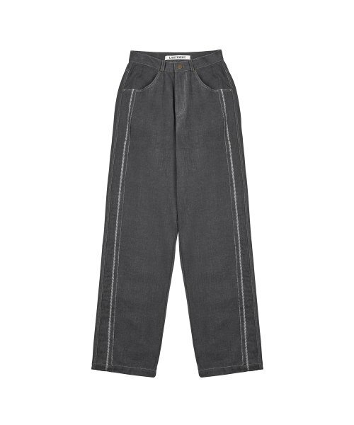 LARTIGENT(ラーティゼン)の「LX STITCH COTTON PANTS(CHARCOAL)(その他パンツ・レディース・その他・M/S)」の5枚目の写真