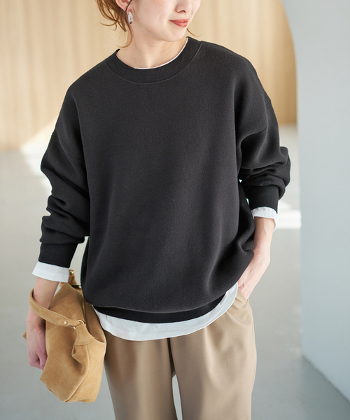 Spick & Span（スピックアンドスパン）の「《一部店舗+WEB限定》2枚SET ルーズニット&カット（ニット/セーター・レディース・ブラック/グリーン/ブラウン/ライトグレー・FREE）」の2枚目の写真