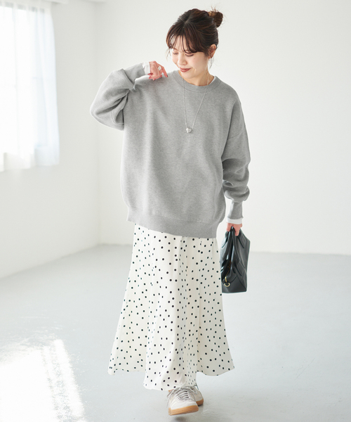 一部店舗+WEB限定》2枚SET ルーズニット&カット（ニット/セーター