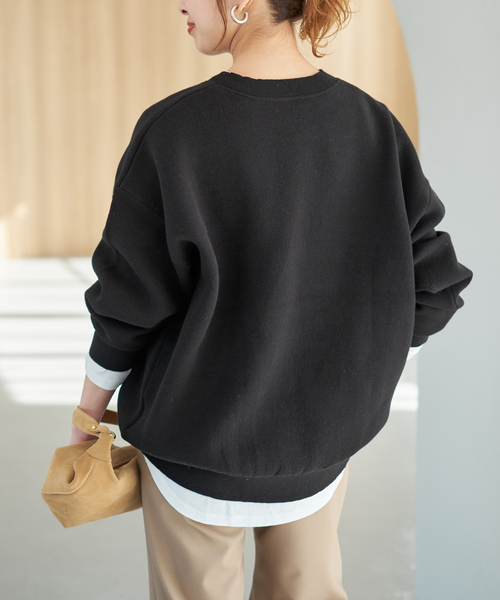Spick & Span（スピックアンドスパン）の「《一部店舗+WEB限定》2枚SET ルーズニット&カット（ニット/セーター・レディース・ブラック/グリーン/ブラウン/ライトグレー・FREE）」の13枚目の写真