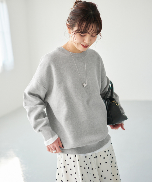 Spick & Span（スピックアンドスパン）の「《一部店舗+WEB限定》2枚SET ルーズニット&カット（ニット/セーター・レディース・ブラック/グリーン/ブラウン/ライトグレー・FREE）」の17枚目の写真