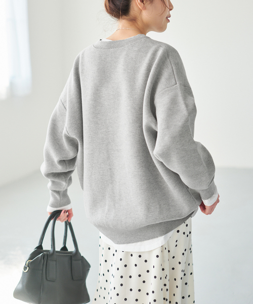 Spick & Span（スピックアンドスパン）の「《一部店舗+WEB限定》2枚SET ルーズニット&カット（ニット/セーター・レディース・ブラック/グリーン/ブラウン/ライトグレー・FREE）」の20枚目の写真