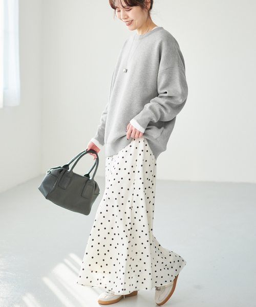 Spick & Span（スピックアンドスパン）の「《一部店舗+WEB限定》2枚SET ルーズニット&カット（ニット/セーター・レディース・ブラック/グリーン/ブラウン/ライトグレー・FREE）」の21枚目の写真