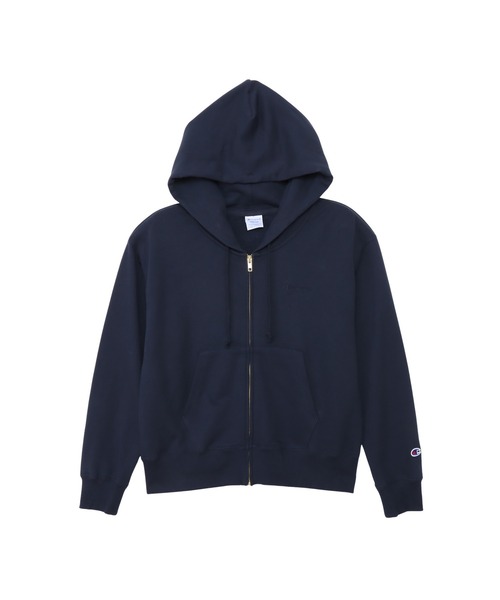 Champion(チャンピオン)の「【Champion/チャンピオン】レディース ジップフーデッドスウェットシャツ(パーカー・レディース・オフホワイト/レッド系その他3/ネイビー/オリーブ/ブラック/アッシュグレー・MEDIUM/SMALL/X-LARGE/LARGE)」の5枚目の写真