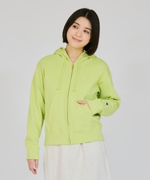 【Champion/チャンピオン】レディース ジップフーデッドスウェットシャツ