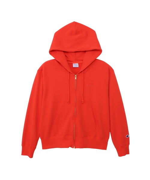 Champion(チャンピオン)の「【Champion/チャンピオン】レディース ジップフーデッドスウェットシャツ(パーカー・レディース・オフホワイト/レッド系その他3/ネイビー/オリーブ/ブラック/アッシュグレー・MEDIUM/SMALL/X-LARGE/LARGE)」の6枚目の写真
