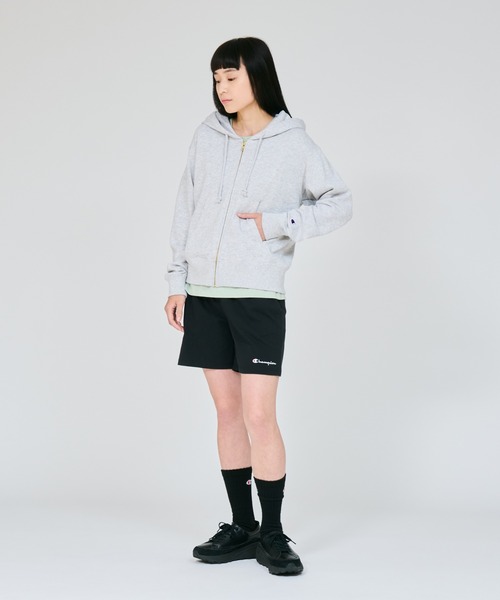 Champion(チャンピオン)の「【Champion/チャンピオン】レディース ジップフーデッドスウェットシャツ(パーカー・レディース・オフホワイト/レッド系その他3/ネイビー/オリーブ/ブラック/アッシュグレー・MEDIUM/SMALL/X-LARGE/LARGE)」の11枚目の写真