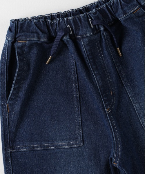 MPS（エムピーエス）の「【MPS】デニムジョガーパンツ ( キッズ/ ウエストゴム / リラックスフィット / アンクルリブ)（その他パンツ・キッズ・ブラック/ダークインディゴブルー・130/140/150/160）」の18枚目の写真