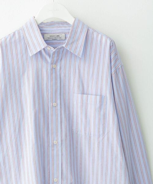 シャツブラウス Urban research レギュラーカラーシャツ セール ストライプレギュラーカラーシャツ シャツ ブラウス URBAN RESEARCH Sonny Label アーバンリサーチサニーレーベル のファッション通販