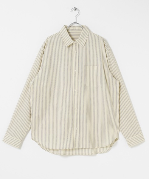 URBAN RESEARCH Sonny Label(アーバンリサーチサニーレーベル)の「ストライプレギュラーカラーシャツ(シャツ/ブラウス・メンズ・オフホワイト/ブルー/ホワイト・MEDIUM/LARGE)」の6枚目の写真