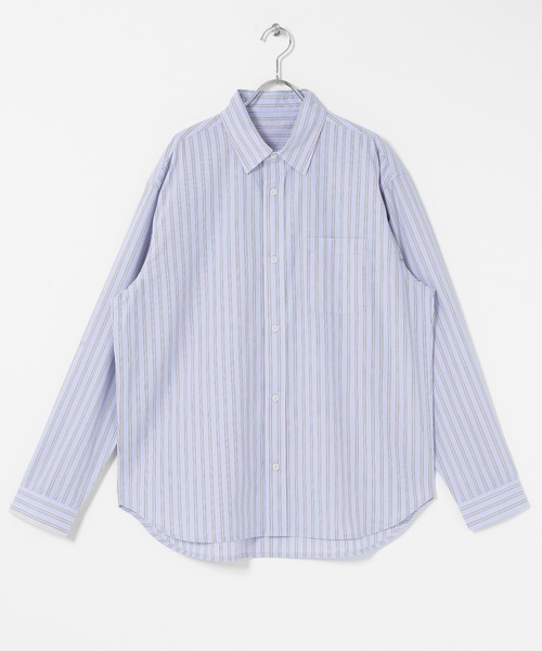 URBAN RESEARCH Sonny Label(アーバンリサーチサニーレーベル)の「ストライプレギュラーカラーシャツ(シャツ/ブラウス・メンズ・オフホワイト/ブルー/ホワイト・MEDIUM/LARGE)」の8枚目の写真