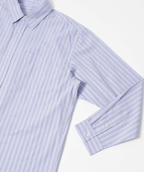 URBAN RESEARCH Sonny Label(アーバンリサーチサニーレーベル)の「ストライプレギュラーカラーシャツ(シャツ/ブラウス・メンズ・オフホワイト/ブルー/ホワイト・MEDIUM/LARGE)」の9枚目の写真